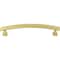 Elements 128 mm Center-to-Center Brushed Gold Square Hadly Cabinet Pull 449-128BG - alternate 5
